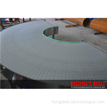 The Plastic Curved Modular Conveyor Belt (HS-2000A)